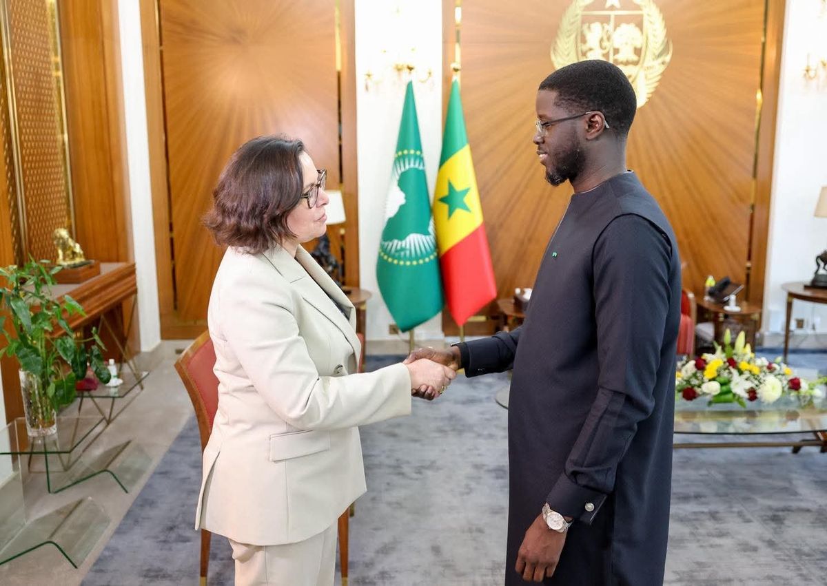 Cumhurbaşkanı Faye, IMF'nin Senegal misyon şefini kabul etti.