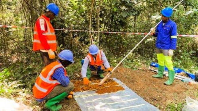Kamerun'un Minta nadir toprakları yüksek dereceli, ancak ölçek ve fizibilite kanıtlanmamış.