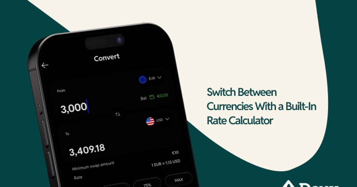 Doux: Tek hesapla USD, EUR, GBP, NGN ve dijital varlık gönderin, alın, harcayın.