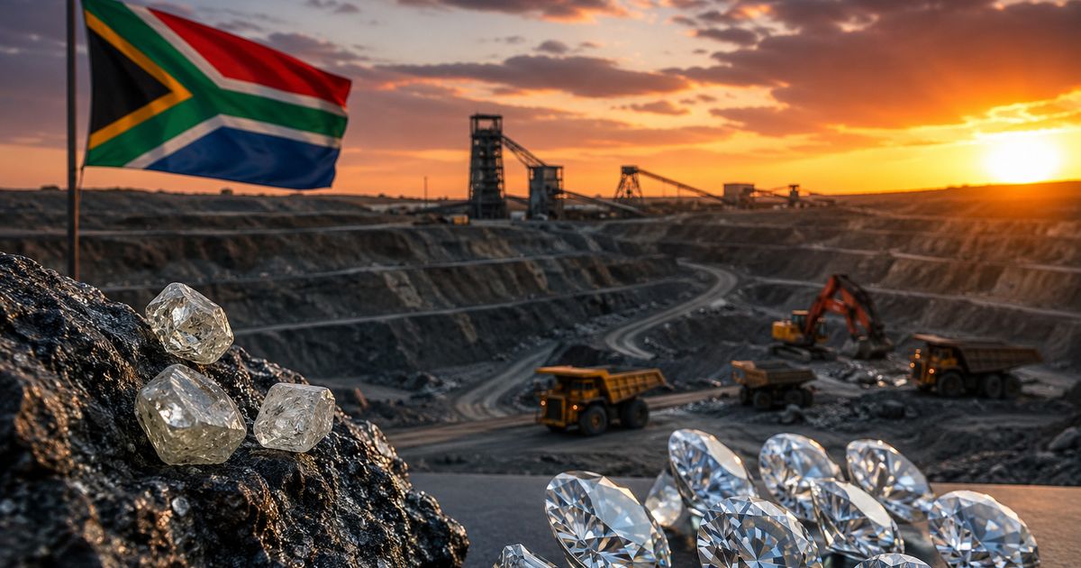 Güney Afrika elmas endüstrisi varlık yeniden yapılandırmasıyla sekteye uğrayabilir