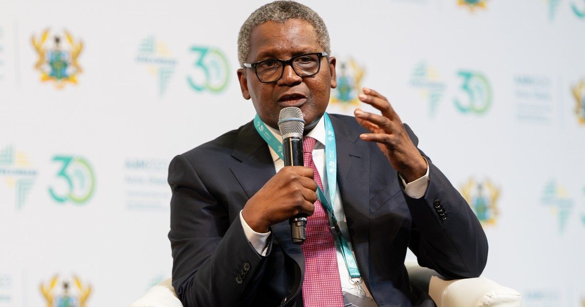 Aliko Dangote, Gambiya Cumhurbaşkanı Adama Barrow ile görüştü.
