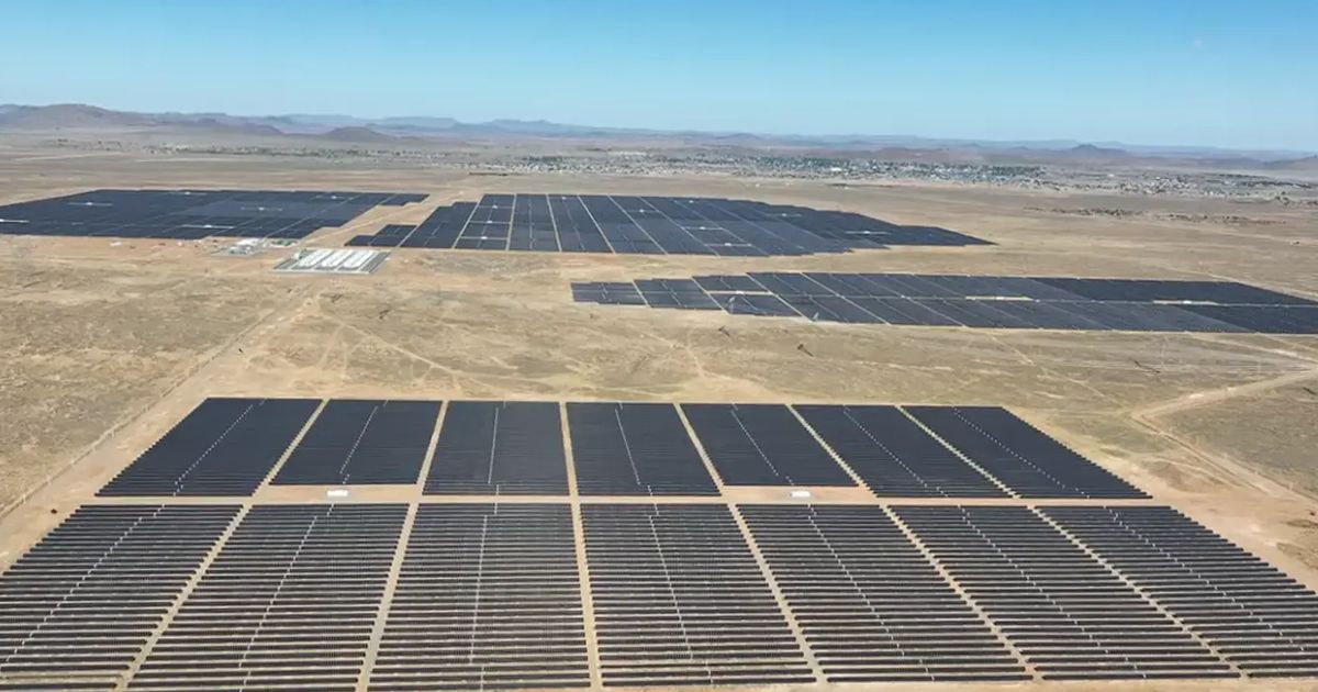 Güney Afrika'daki Hydra hibrit yenilenebilir enerji projesi.