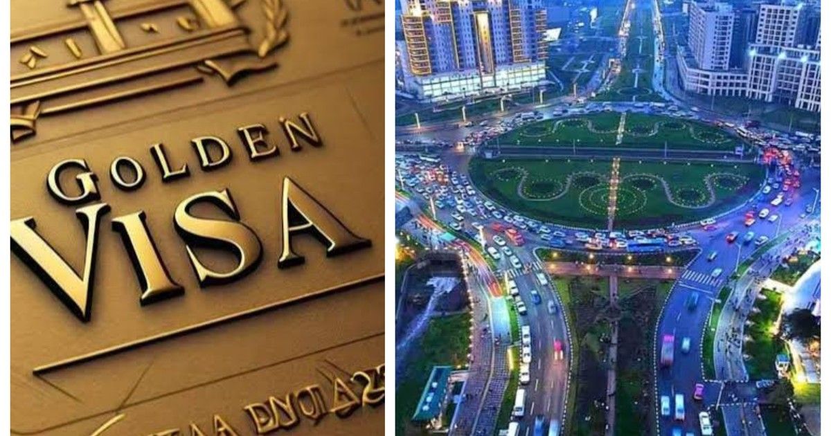 Etiyopya'nın başkenti Addis Ababa'da altın vize planı.