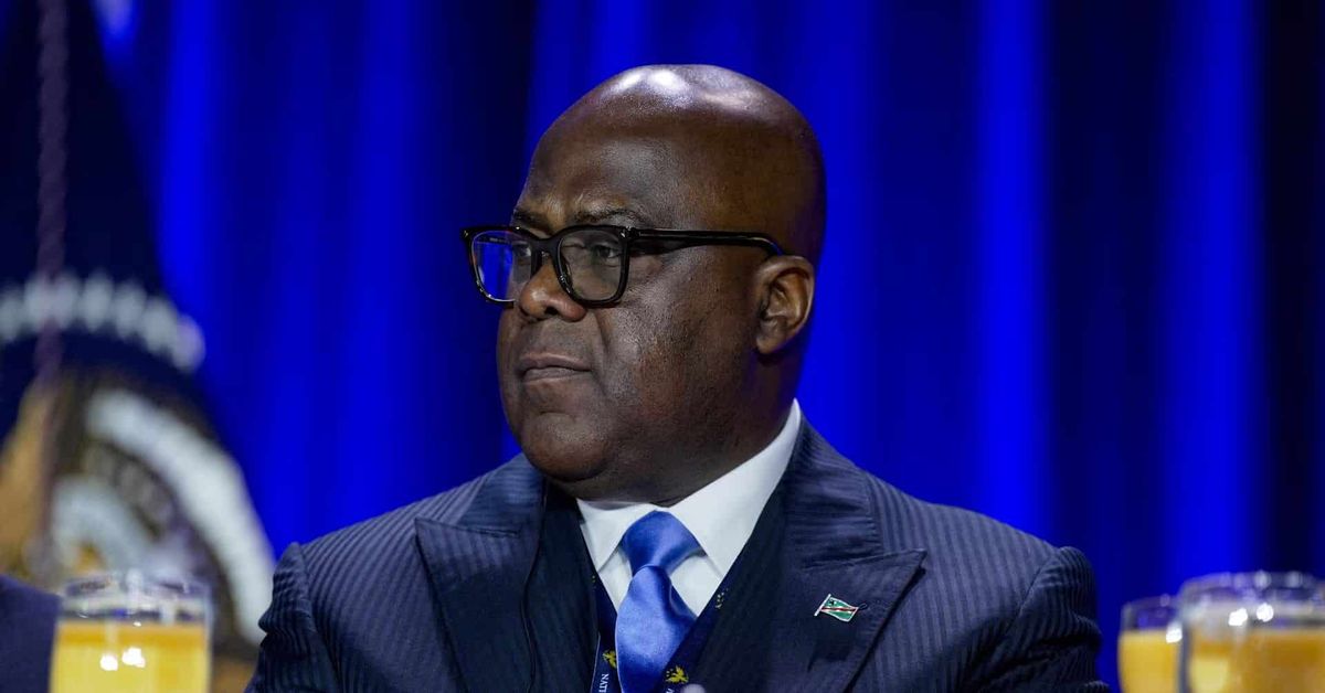 Kongo Cumhurbaşkanı Felix Antoine Tshisekedi Ulusal Dua Kahvaltısı'nda