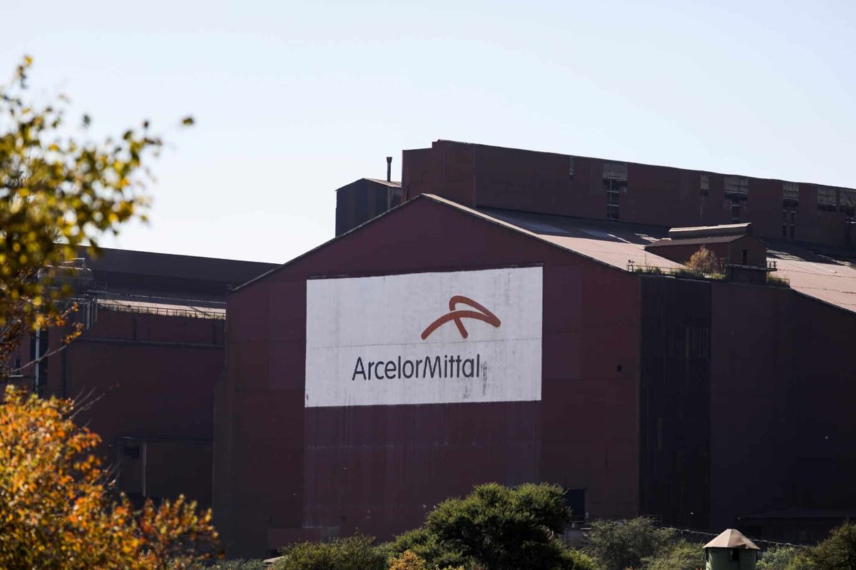 Johannesburg, Güney Afrika'daki ArcelorMittal'ın genel görünümü