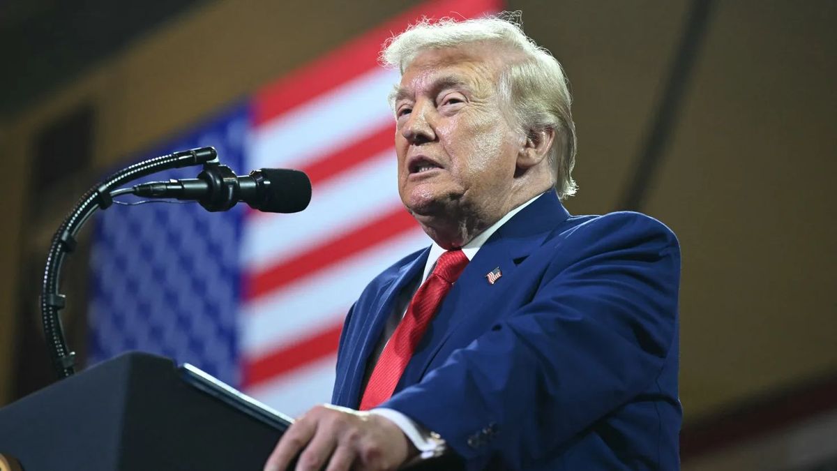 ABD Başkanı Donald Trump, 22 Temmuz 2026'da Marietta, Georgia'da konuşuyor.