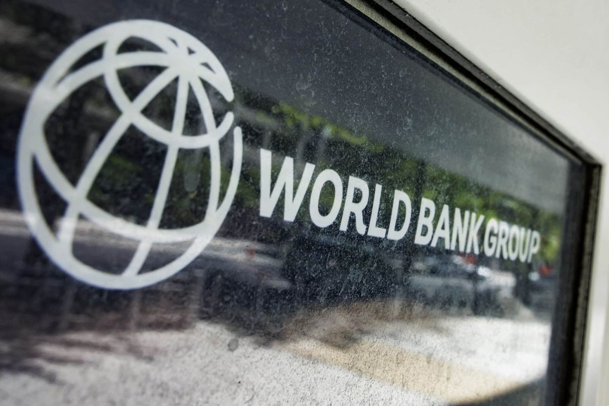 Dünya Bankası Grubu merkezi, IMF ve Dünya Bankası bahar toplantıları sırasında.