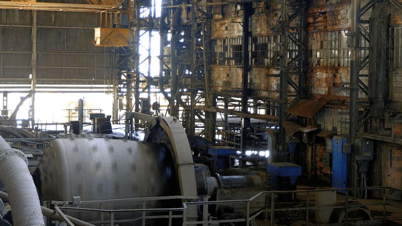 Gecamines' bakır konsantratörü, Katanga eyaleti, Kambove operasyonu.