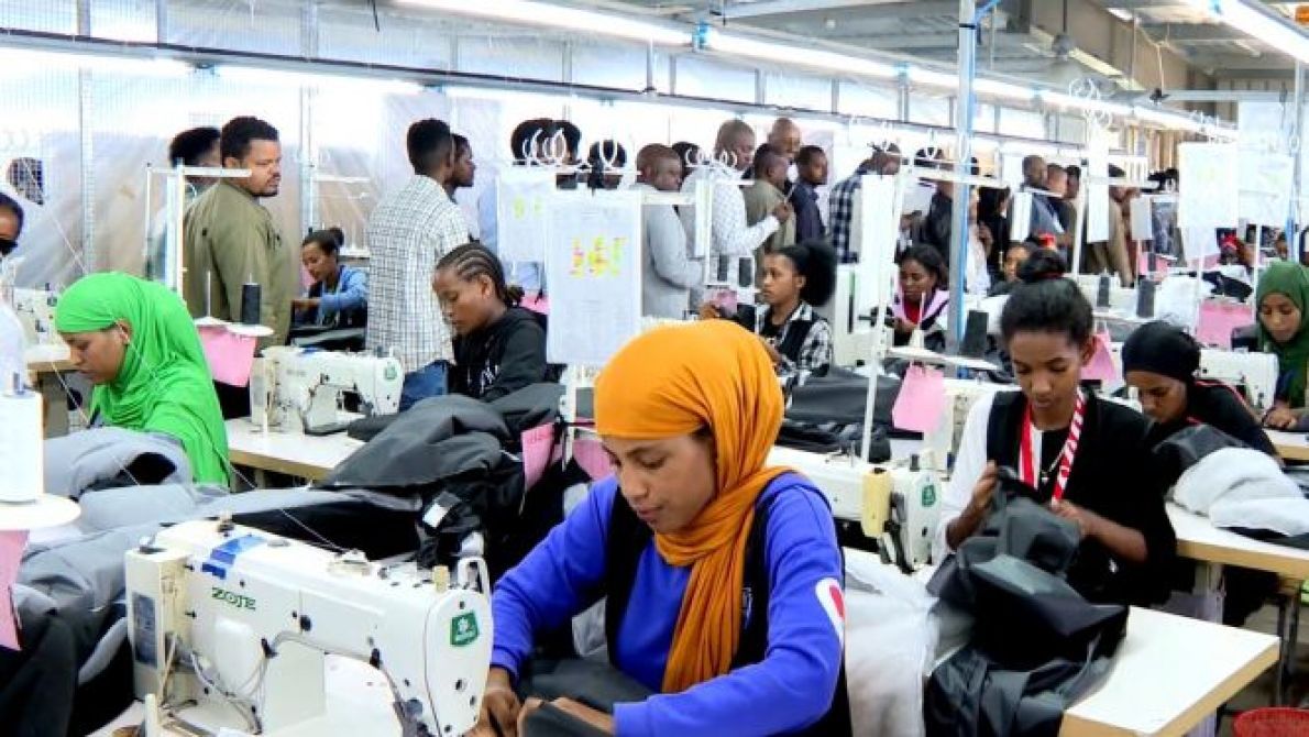 Sanayi parkları Etiyopya iş piyasasında büyüyen rol üstleniyor
