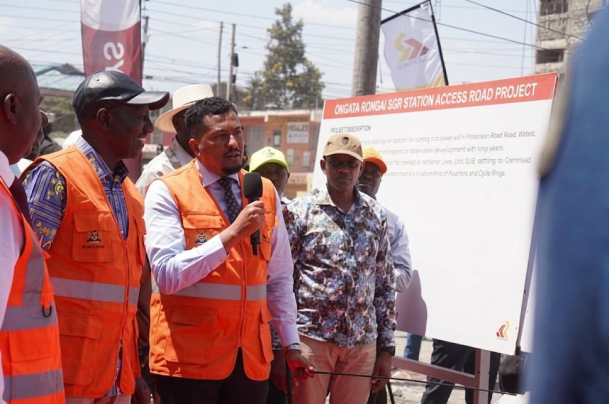 Kenya, demiryolu açılışından yedi yıl sonra erişim yolunu başlattı