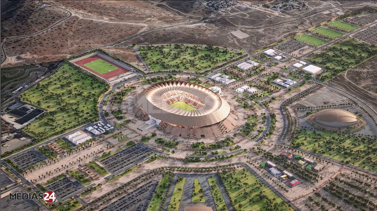 Agadir, 15,4 Milyon Dirhem'e Büyük Stadyum çevresini geliştiriyor.