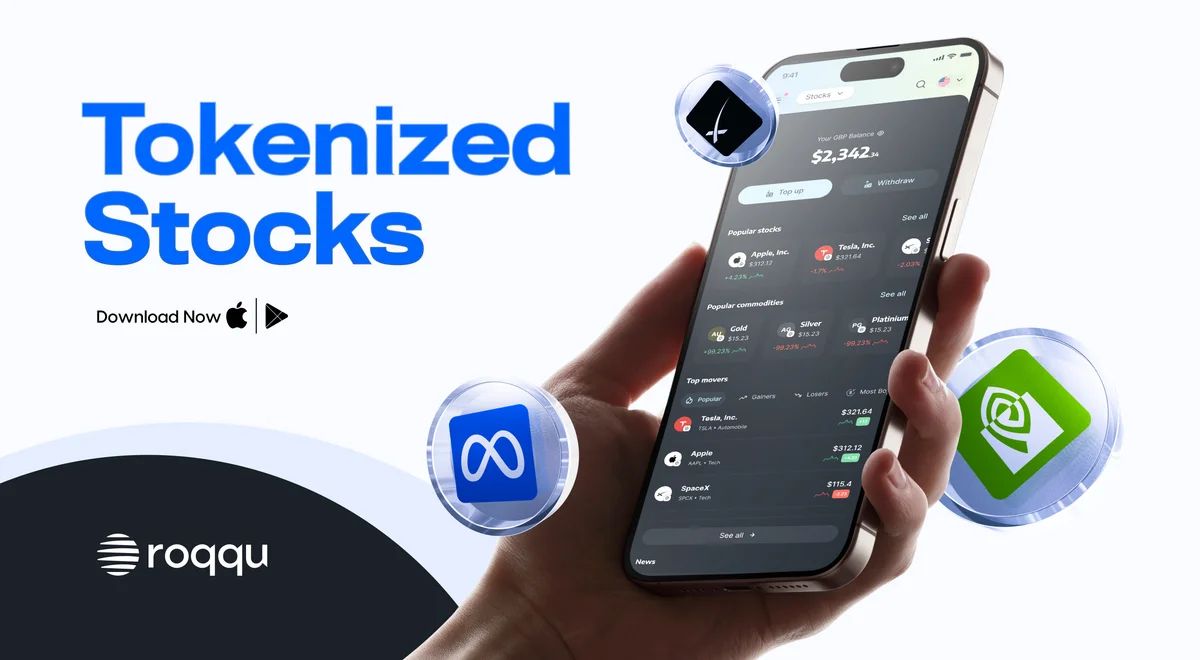 Roqqu hisse senetlerini tokenlaştırdı, küresel yatırım platformuna açıldı