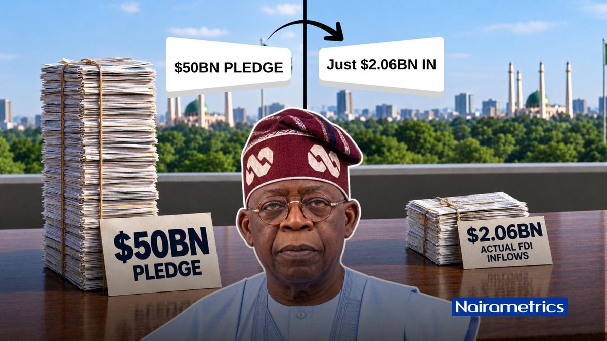 Tinubu'nun 50 milyar dolarlık FDI taahhütleri, 2.06 milyar dolarlık gerçek akışlarla keskin bir tezat oluşturuyor