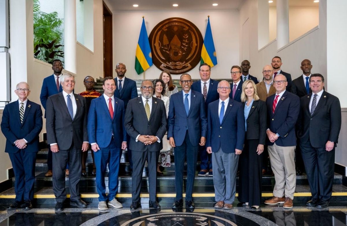Ruanda Devlet Başkanı Kagame, ABD Kongre Heyeti ile Enerji ve Sağlık İşbirliğini Görüşüyor