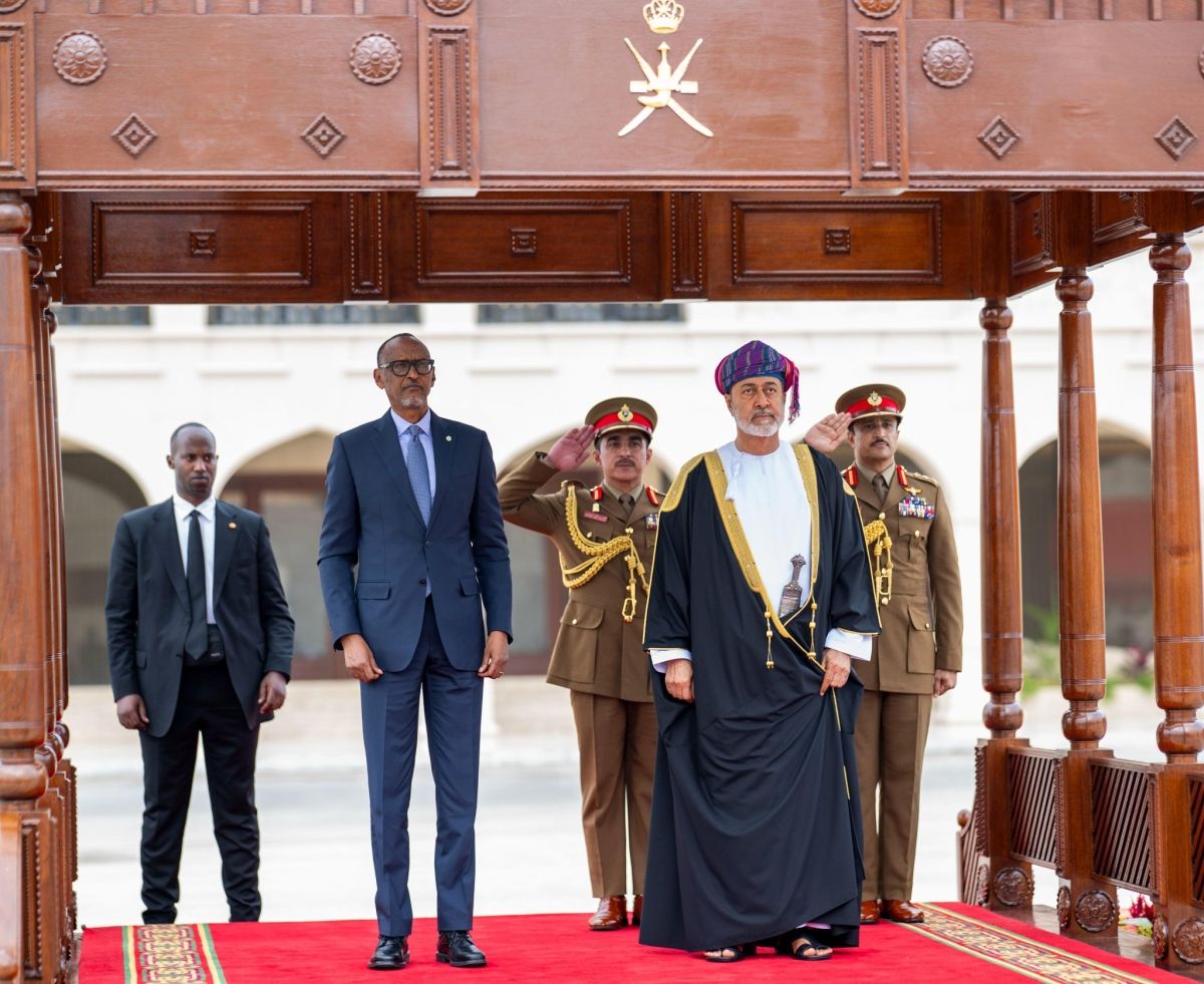 Ruanda Cumhurbaşkanı Kagame, Umman'a Resmi Ziyaret Gerçekleştirdi